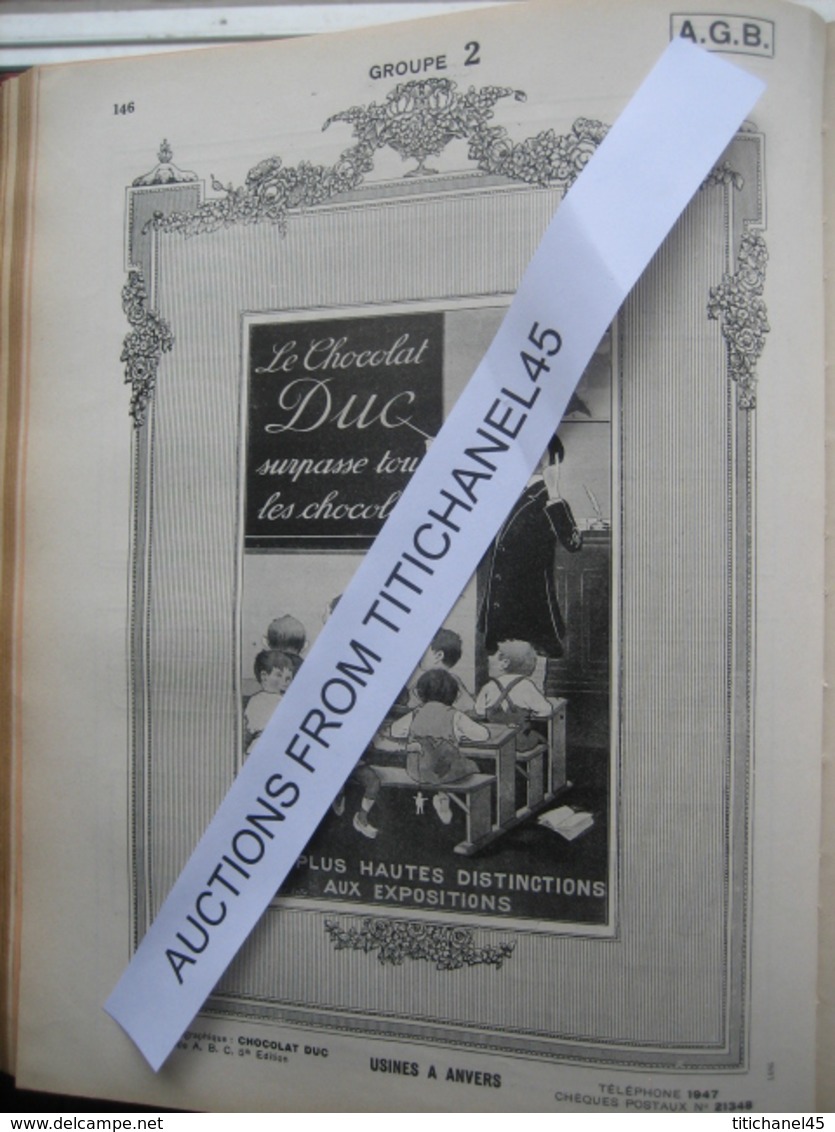 1921 ANNUAIRE GENERAL DE LA BELGIQUE INDUSTRIELLE, COMMERCIALE, MARITIME & COLONIALE