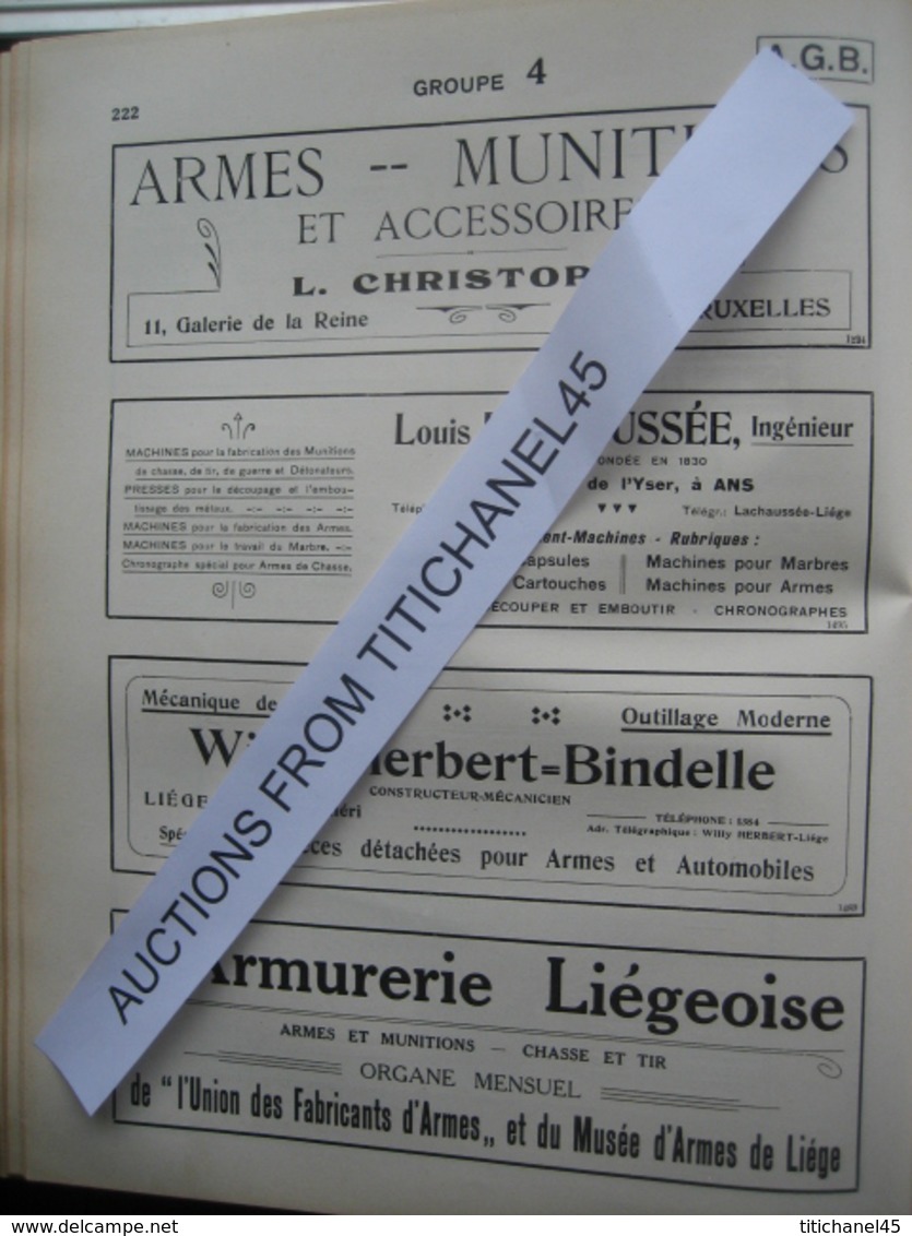 1921 ANNUAIRE GENERAL DE LA BELGIQUE INDUSTRIELLE, COMMERCIALE, MARITIME & COLONIALE