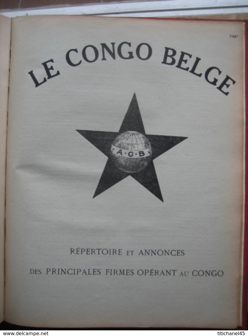 1921 ANNUAIRE GENERAL DE LA BELGIQUE INDUSTRIELLE, COMMERCIALE, MARITIME & COLONIALE