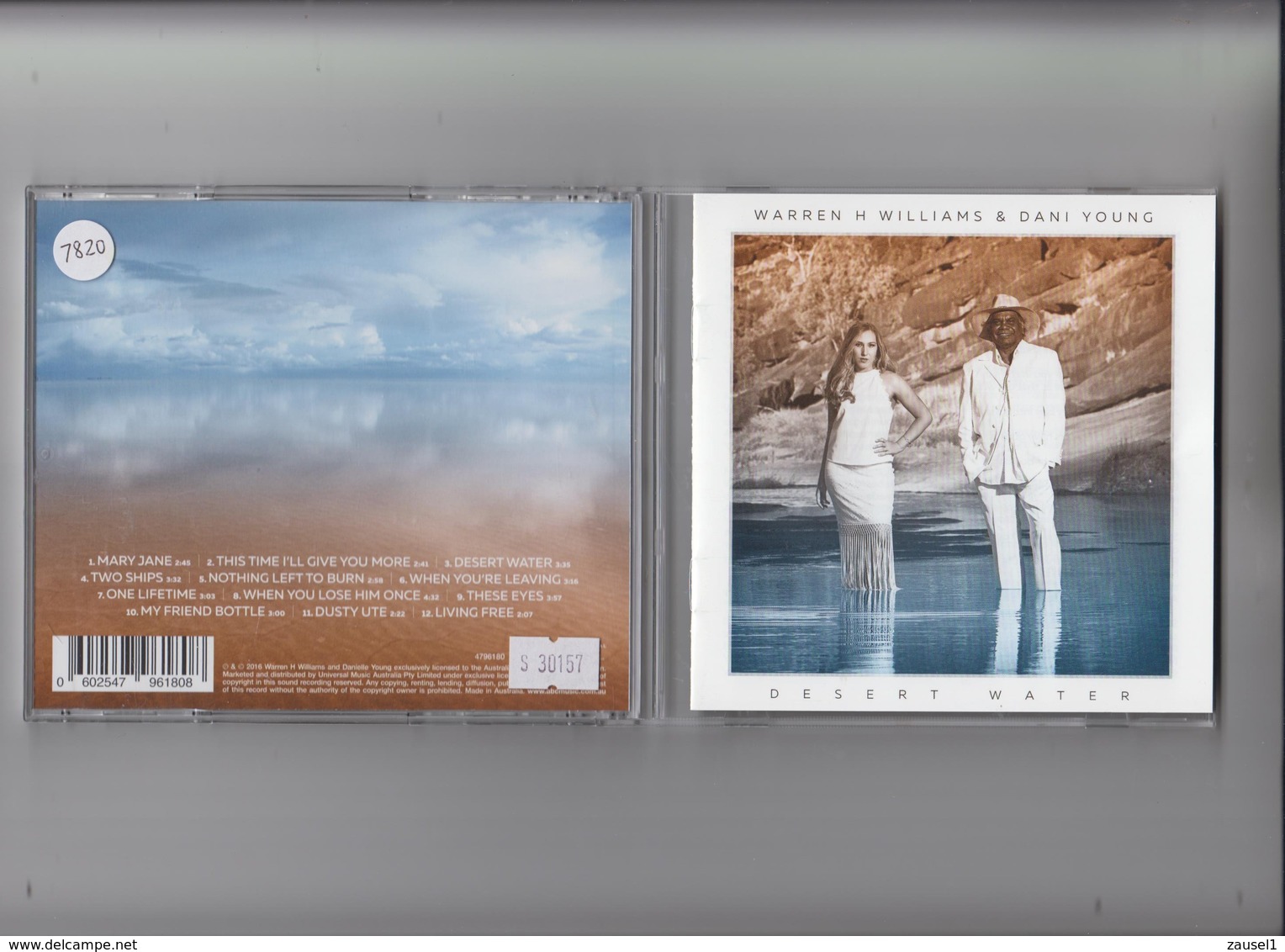 Warren H. Williams & Dani Young - Desert Water - Original CD - Country & Folk