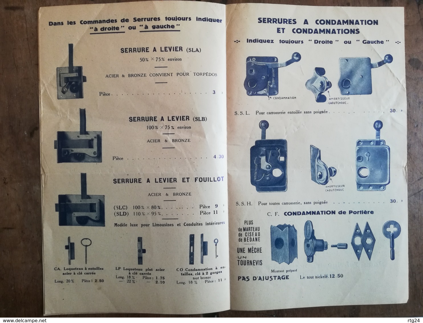 RARE CATALOGUE ANNEES 1925/30. ETS  LA TOLERIE MODERNE A LA GARENNE- COLOMBES.(92) .FOURNITURES POUR CARROSSIERS . - Publicités