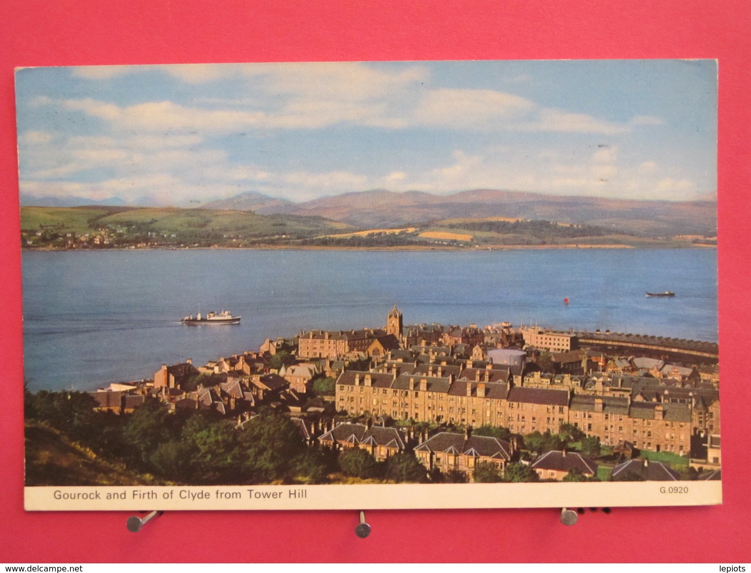 Visuel Très Peu Courant - Gourock And Firth Of Clyde From Tower Hill - Joli Timbre - 1970 - Scans Recto-verso - Renfrewshire