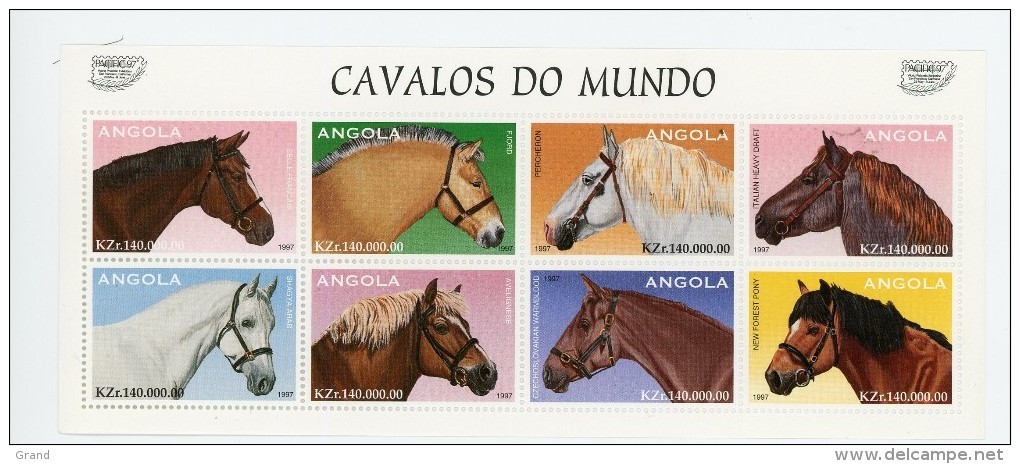 Angola 1997-Chevaux-YT 1087/94***MNH - Angola