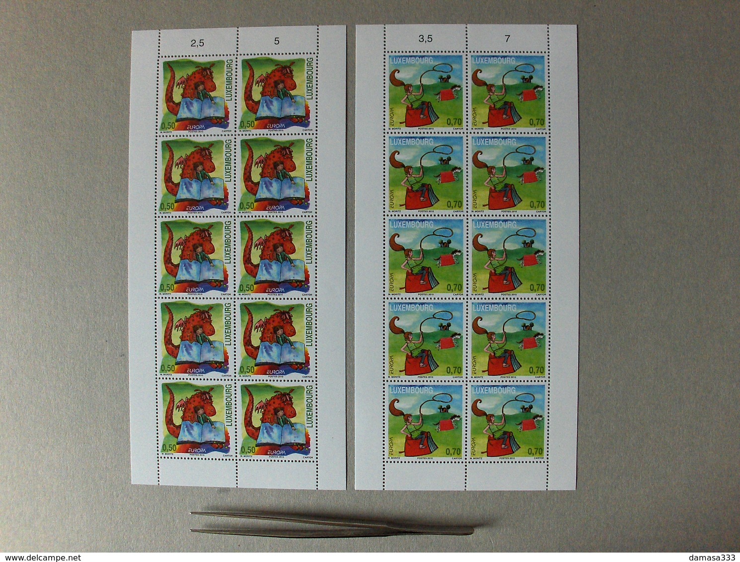 EUROPA CEPT 2010 LUSSEMBURGO LUXEMBOURG FOGLIETTI / SHEETS MNH - 2010