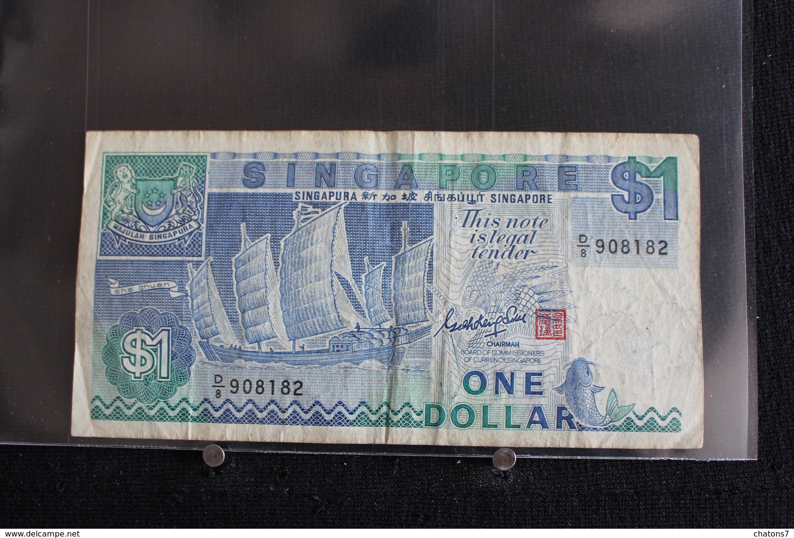 M-An / Billet -  Singapour  -  Singapore 1 One Dollar / Année ? - Singapour