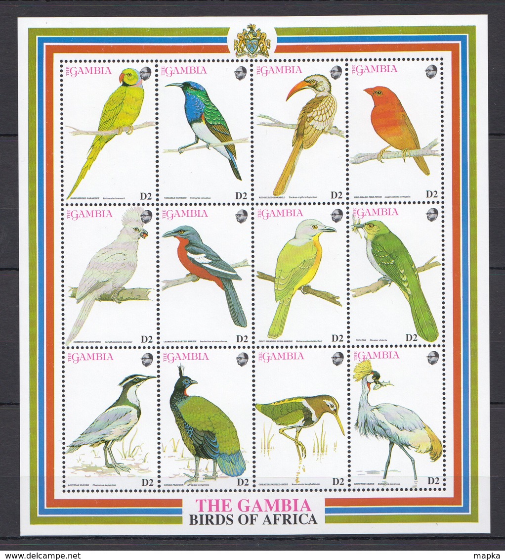 J422 GAMBIA FAUNA BIRDS OF AFRICA 1SH MNH - Other & Unclassified