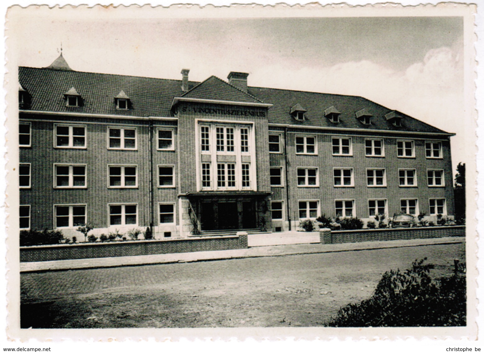 Deinze Sint Vincentiuskliniek, Voorgevel (pk55625) - Deinze