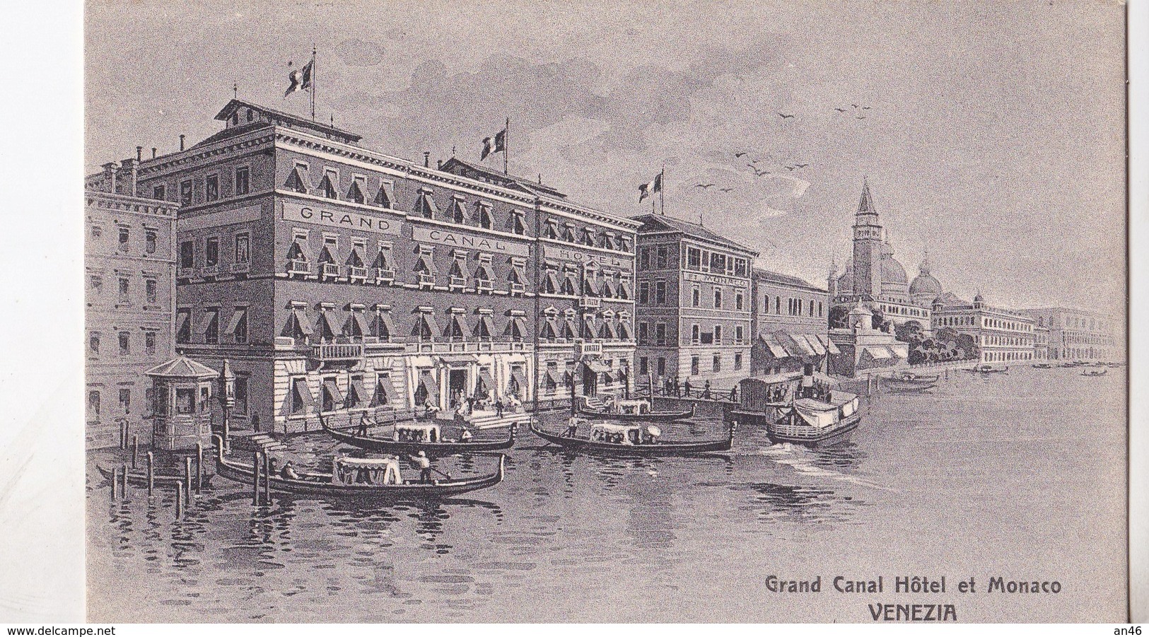 VENEZIA GRAND CANAL HOTEL ET MONACO  AUTENTICA 100% - Venezia