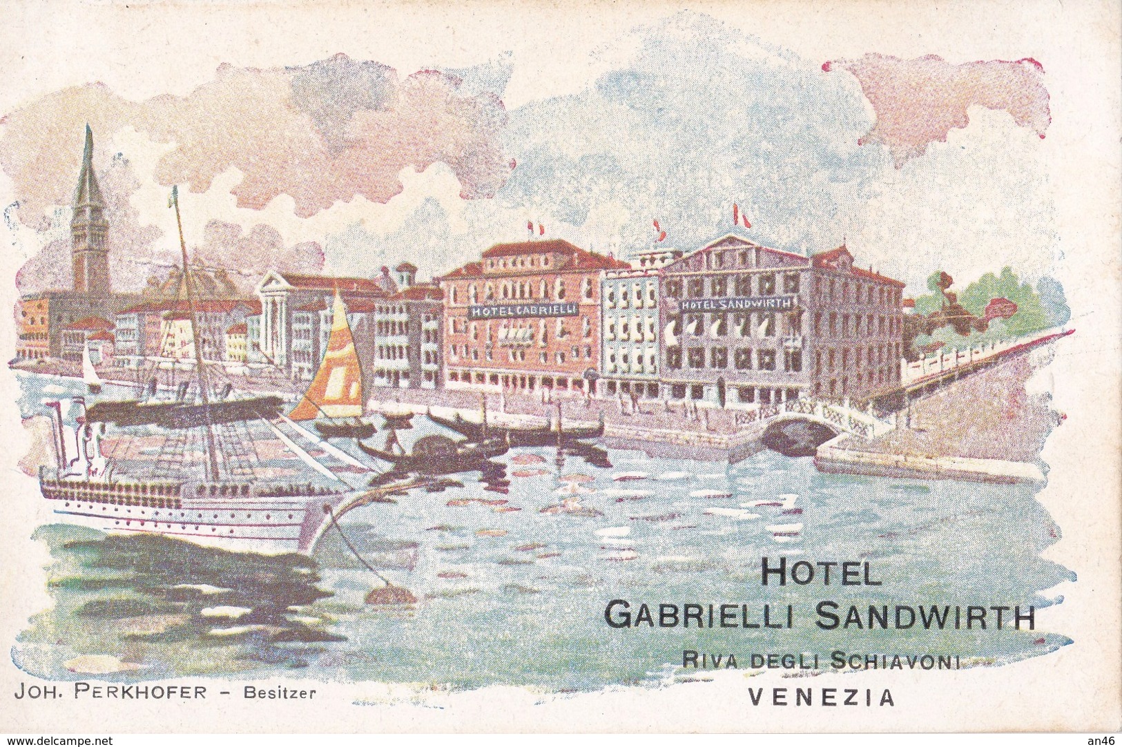 VENEZIA HOTEL GABRIELLI SANDWIRTH   AUTENTICA 100% - Venezia