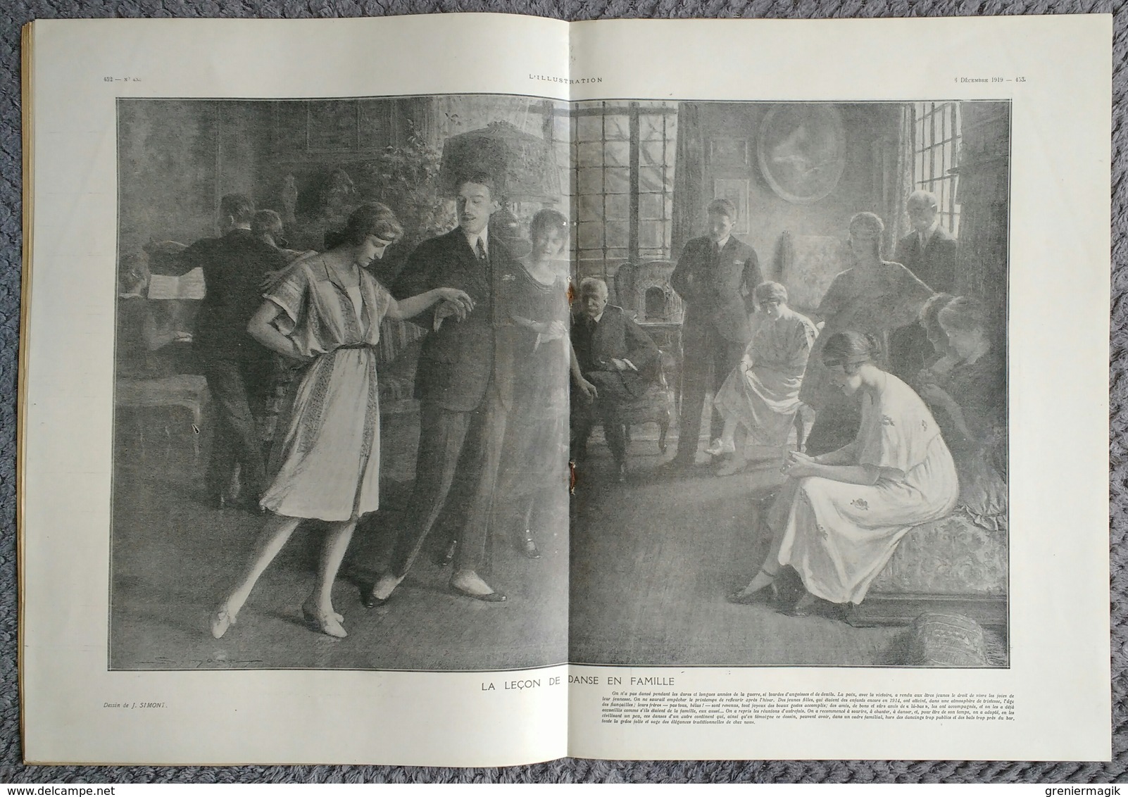 L'Illustration 4005 6 décembre 1919 Lady Astor/Gare de Leipzig/L'île Maurice/USA football Yale-Princeton/Fourragères