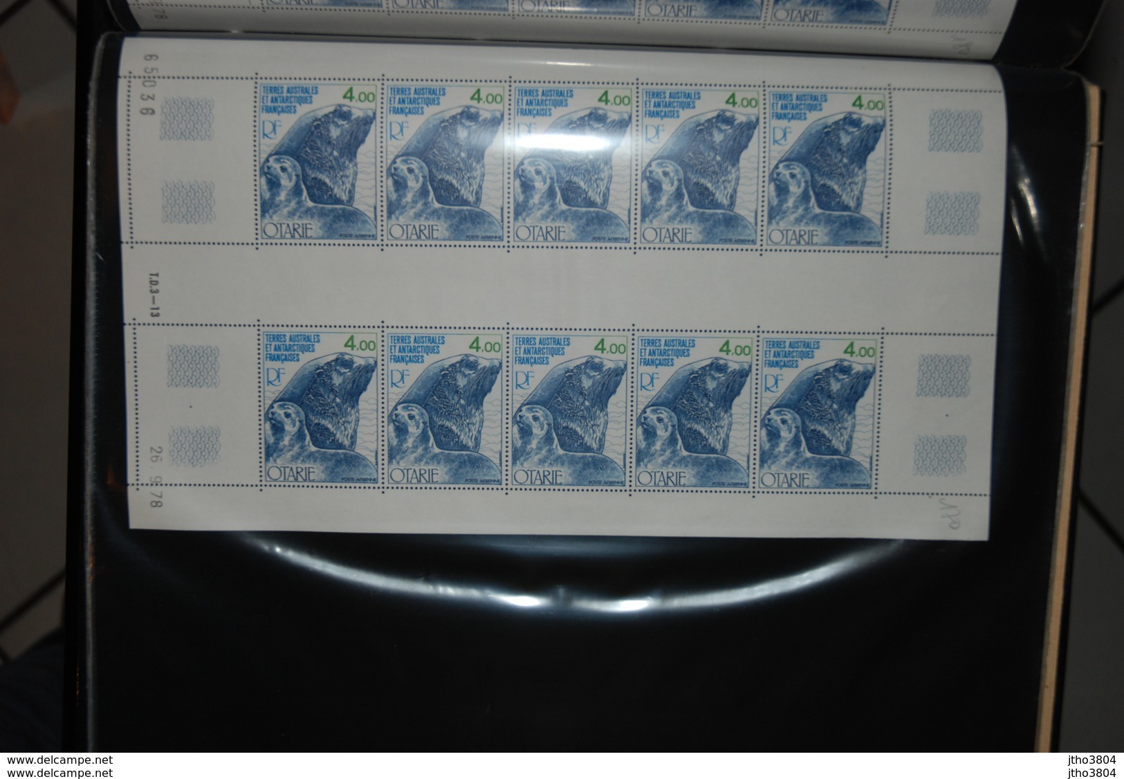TAAF - PLANCHE 10 TIMBRES NEUFS ETAT LUXE PA 54 - Luftpost