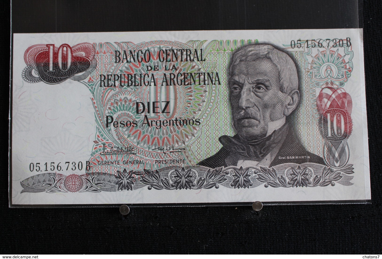 M-An / Billet  - Argentine - Republica  Argentina -  10 Peso Argentino ( Cataratas Del Iguazu ) / Année ? - Argentine