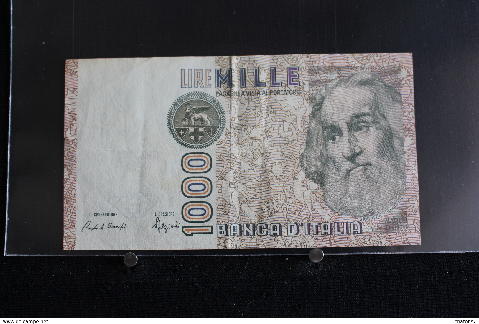 M-An / Billet  -  Italie - République Banca D'Italia  - 1000 Lire  ( Marco Polo ) / Année 1982 - 1000 Lire