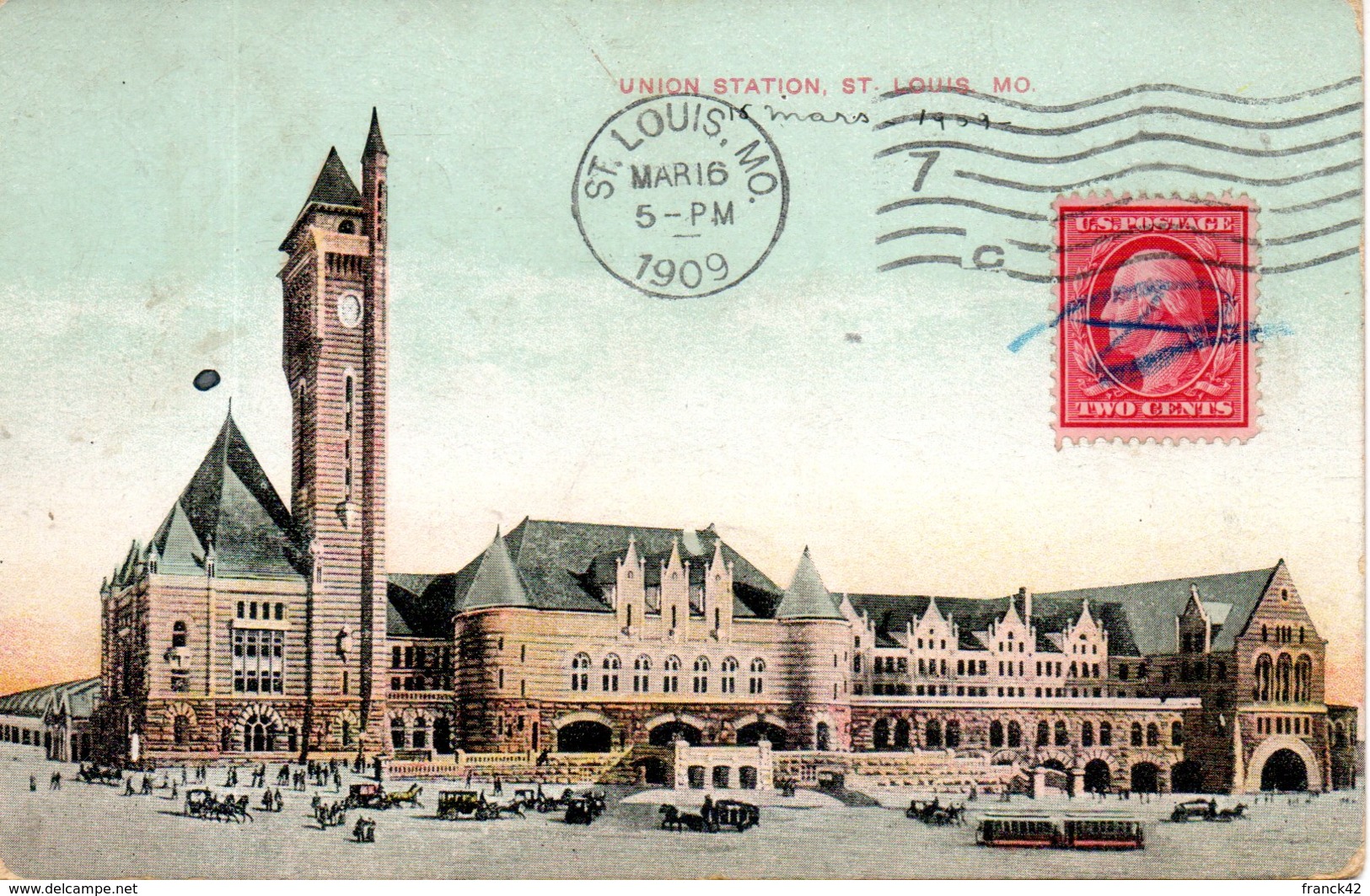 Etats Unis. Union Station, Saint Louis. Coins émoussés - St Louis – Missouri