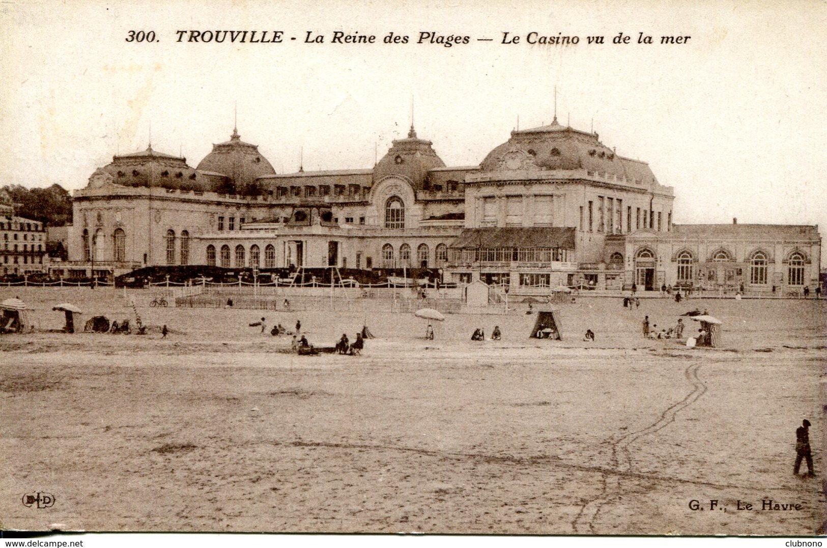 CPA -  TROUVILLE - LE CASINO VU DE LA MER - Trouville