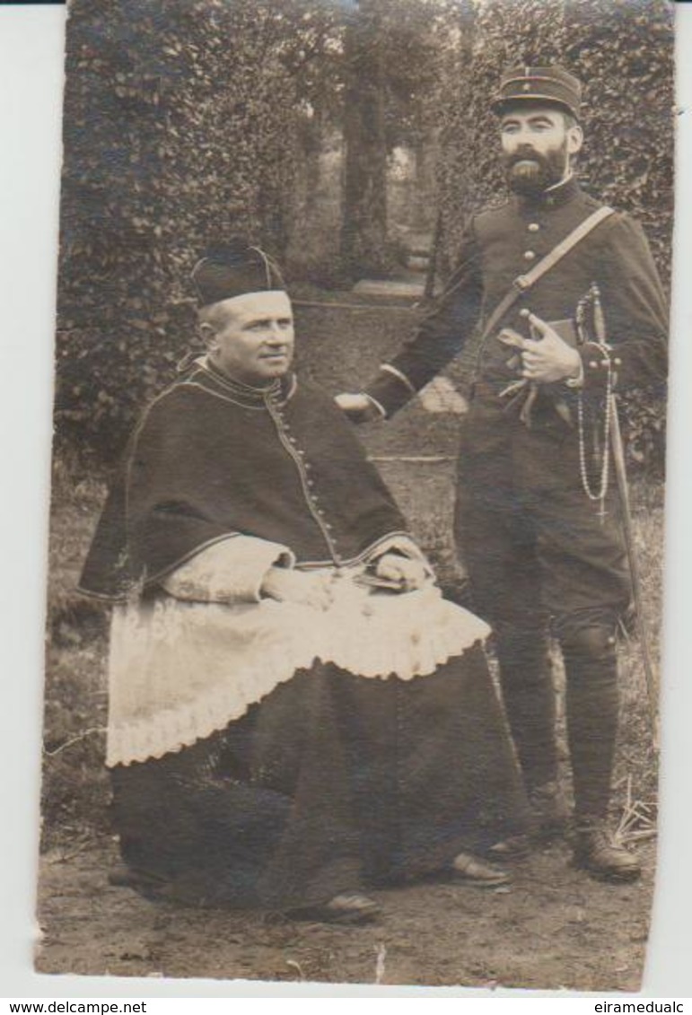 Lot De 6 Photos De L'abbé ANTOINE Curé De Corcieux En 1917 (Vosges) - Personas Identificadas