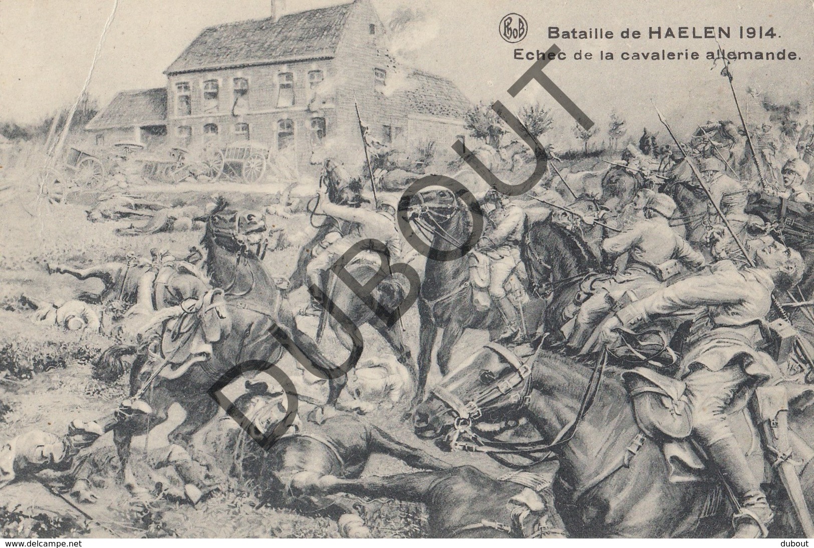 Postkaart/Carte Postale HALEN Bataille De Haelen 1914 Echec De La Cavalerie Allemande (O435) - Halen