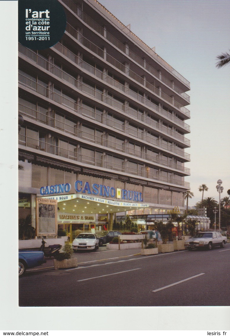 C.P.- PHOTO - L'ART CONTEMPORAIN ET LA COTE D'AZUR - 1951 - 2011 - CASINO RUHL - LA STATION - EXPOSITION N° 29 - Otros & Sin Clasificación