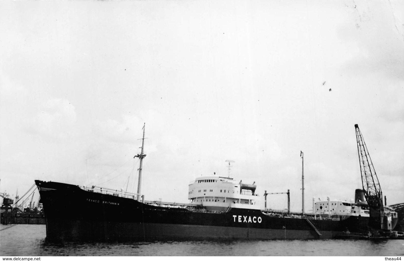 ¤¤  -   Carte-Photo Du Bateau De Commerce " TEXACO BRITANNIA " -  Cargo    -  ¤¤ - Commerce