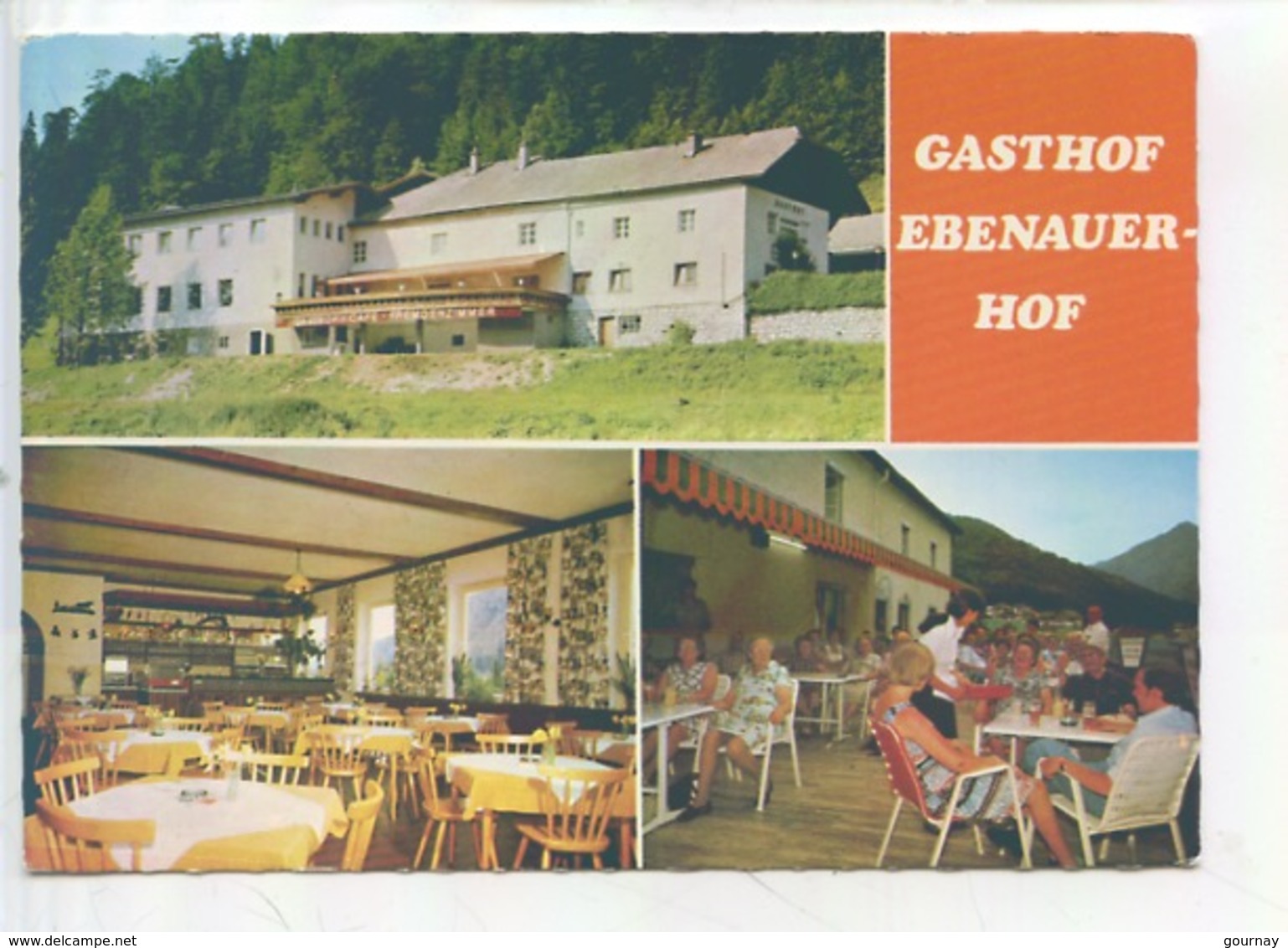 Autriche : Ebenau - Gasthof Ebenauer Hof (pension, Café , Cp Vierge Multivues Terrasse Salle Restaurant) - Autres & Non Classés