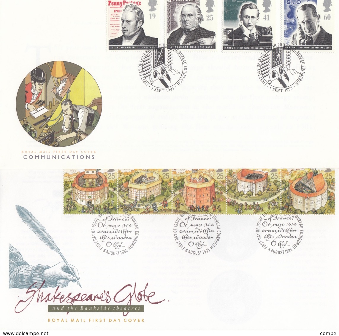 TWO FDC GREAT-BRITAIN / 2 - Autres & Non Classés