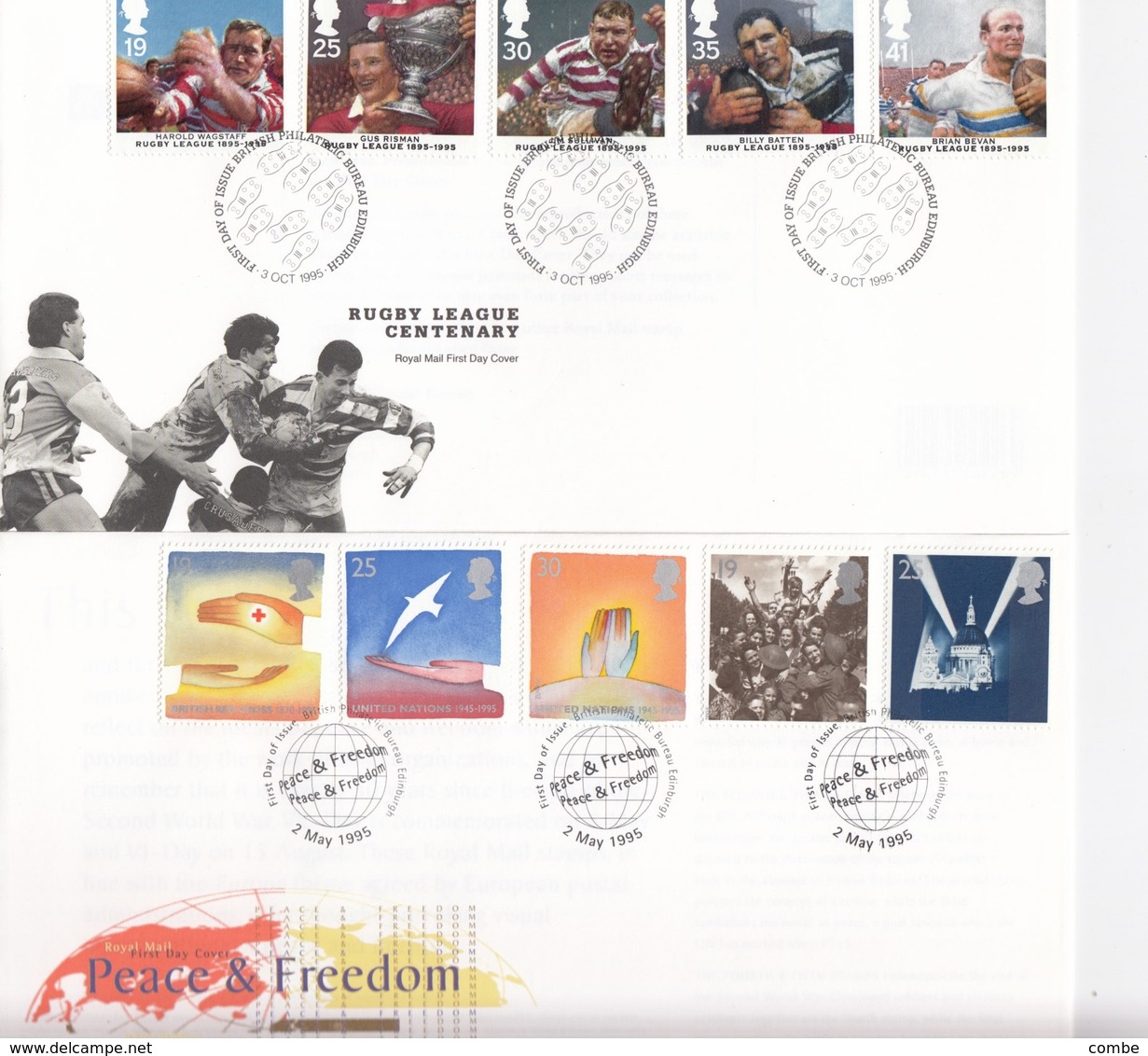 TWO FDC GREAT-BRITAIN / 2 - Sonstige & Ohne Zuordnung