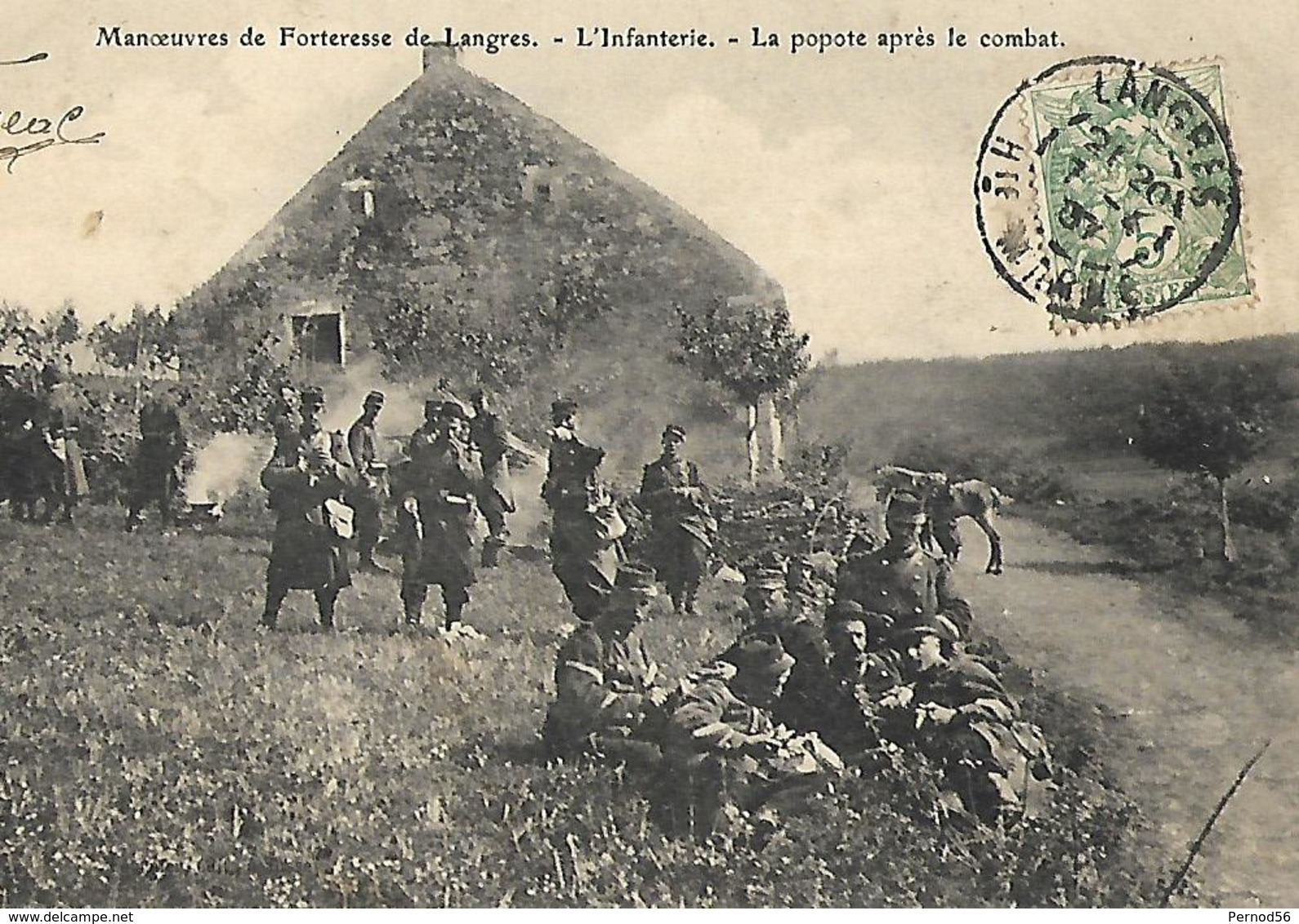 Manoeuvres LANGRES  GAMELLE  Tad Très Beau - Guerre 1914-18