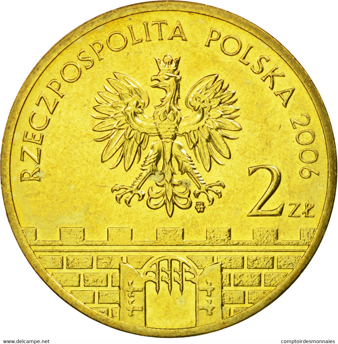 Monnaie, Pologne, 2 Zlote, 2006, Warsaw, SUP, Laiton, KM:569 - Poland