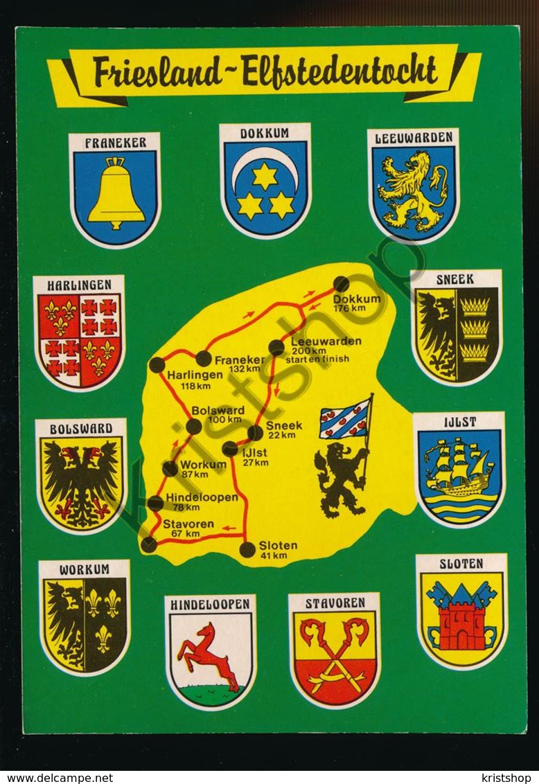 Friesland - Elfstedentocht - TOPO [AA38 1.123 - Autres & Non Classés