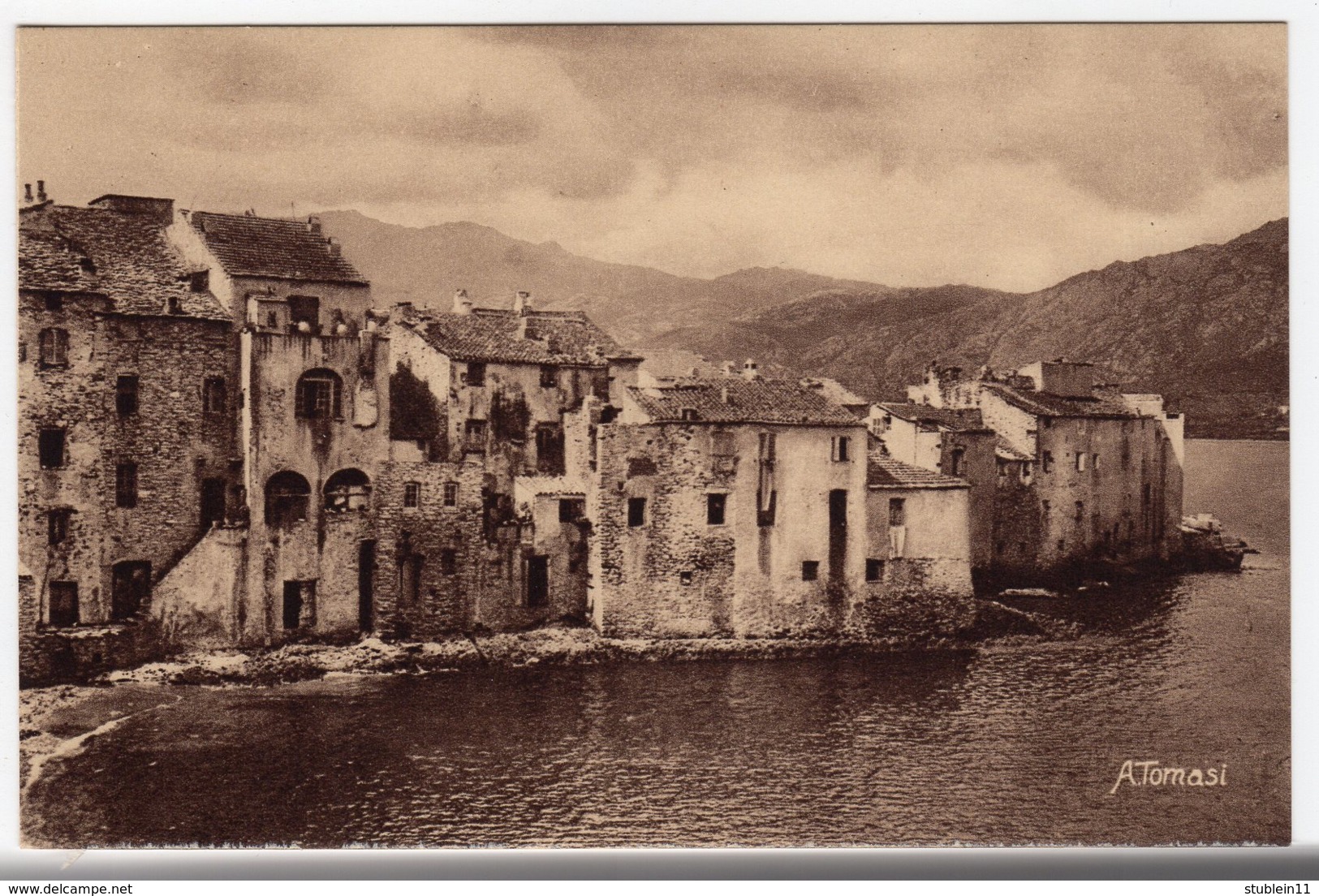 Corse.  Saint-Florent. La Caserne + Les Vieilles Maisons     LES 2 CARTES - Autres & Non Classés