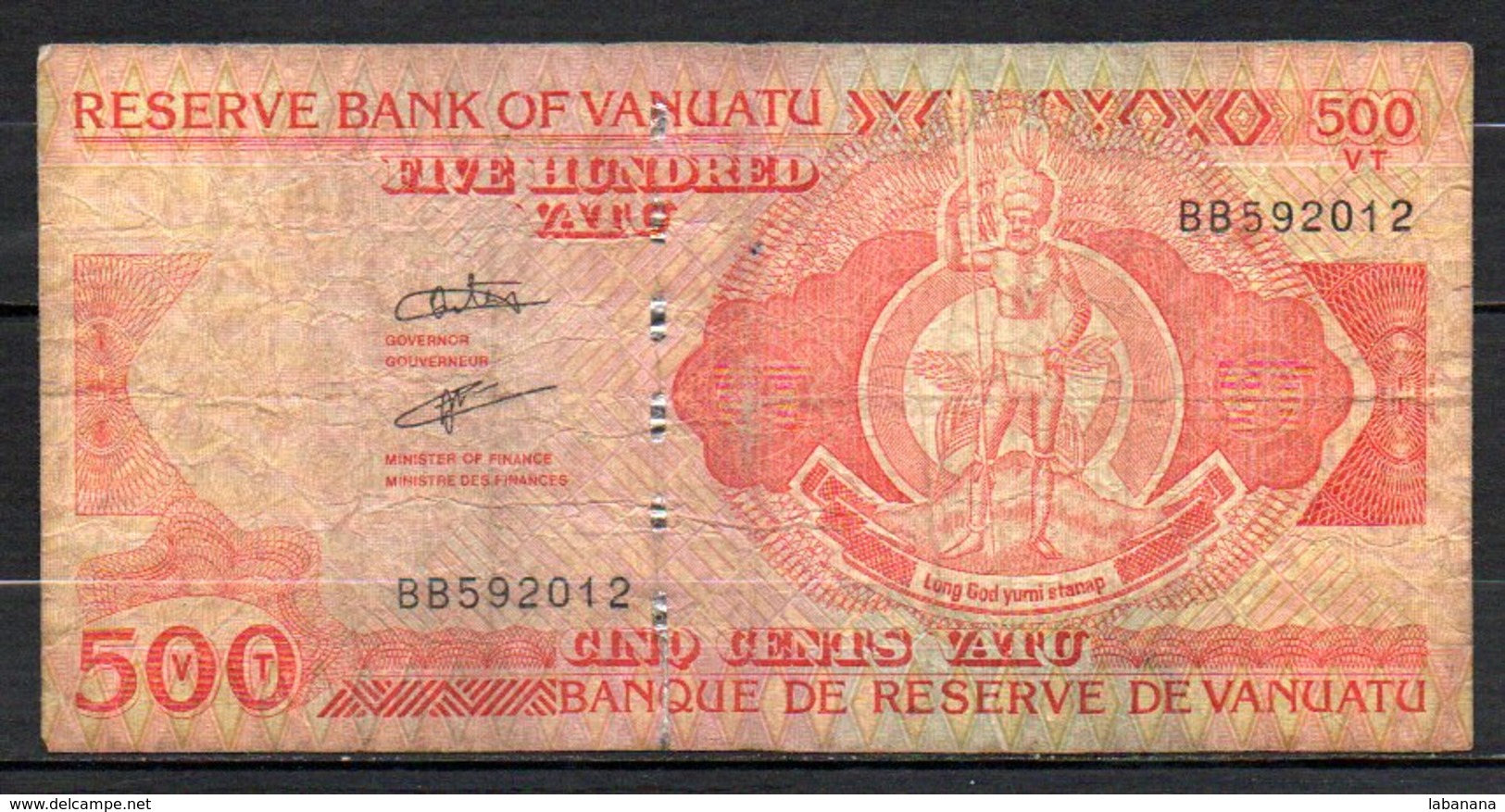 621-Vanuatu Billet De 500 Vatu BB592 - Vanuatu