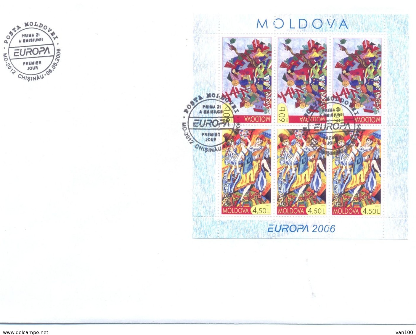 2006. Europa 2006, FDC With Booklet-pane,  Mint/** - 2006