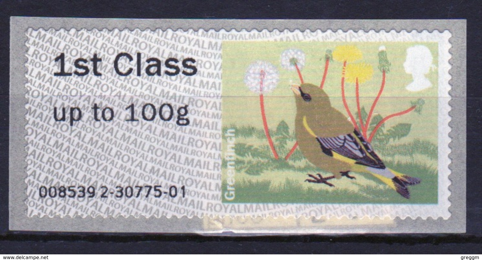 GB Post & Go Faststamps 2011 Birds Of Britain Single 1st Class - Post & Go Stamps