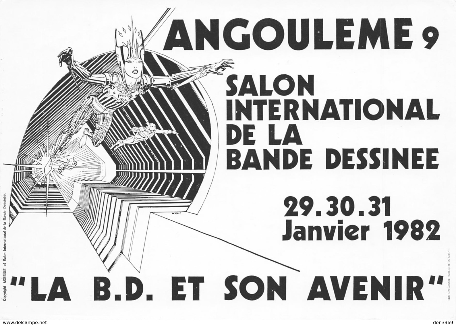 MOEBIUS - Angoulème 9ème Salon De La Bande-Dessinée 1982 - Bandes Dessinées