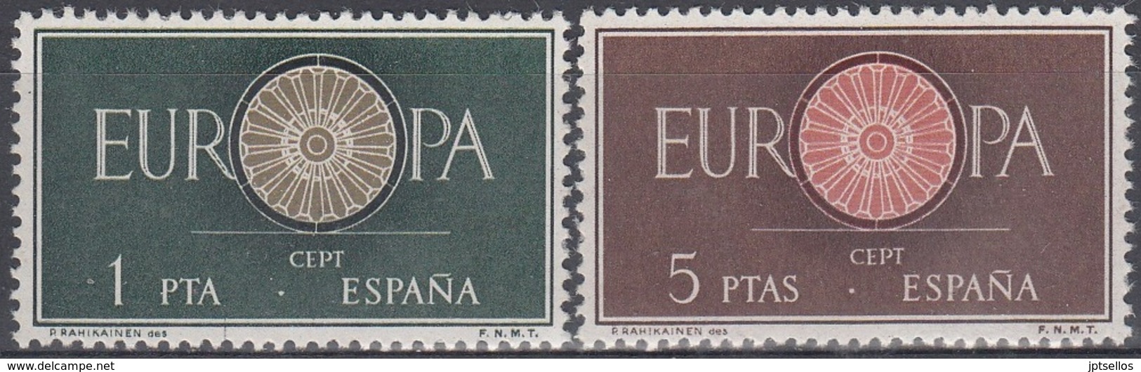 ESPAÑA 1960 Nº 1294/1295 NUEVO PERFECTO - Used Stamps