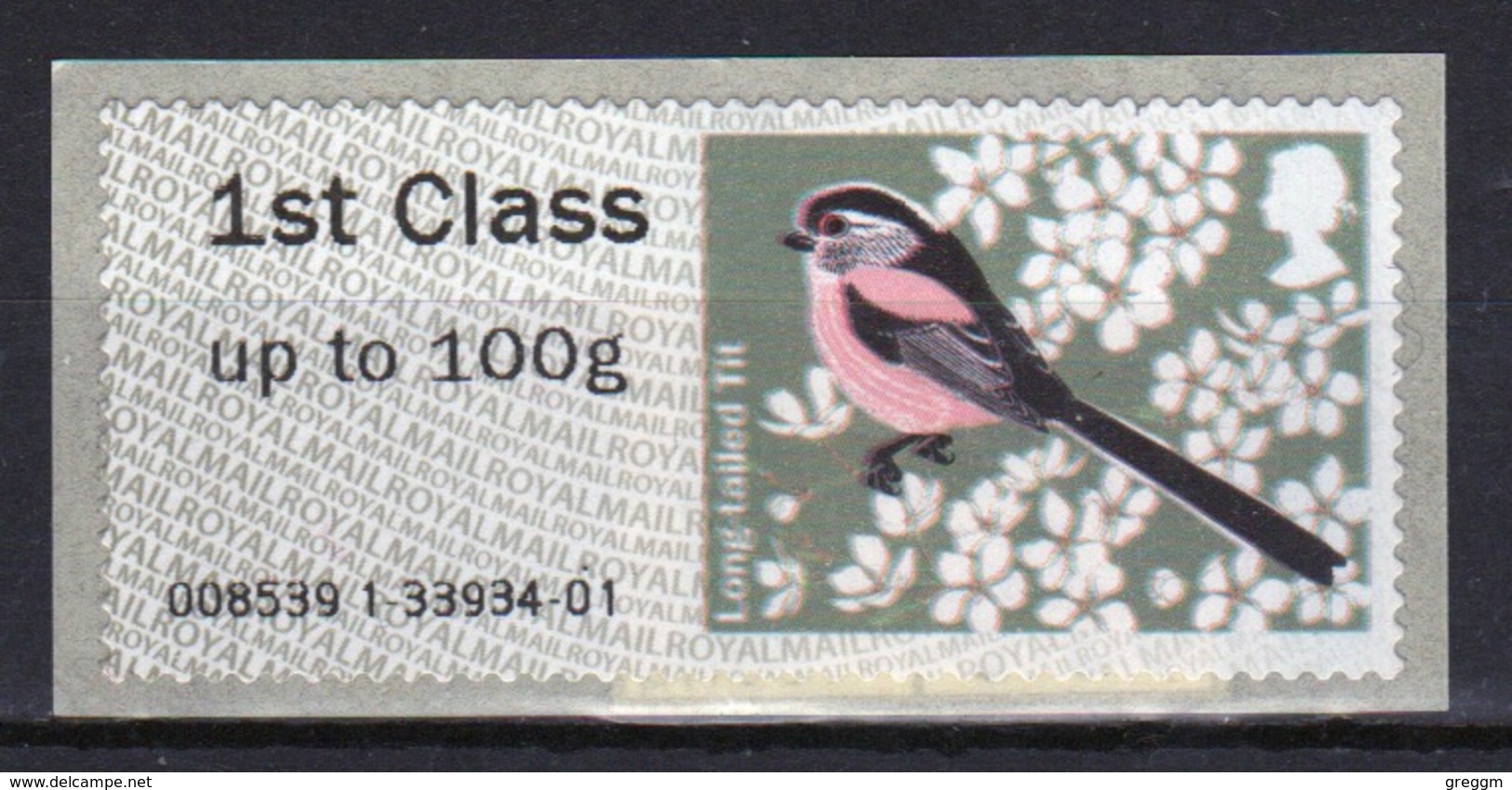GB Post & Go Faststamps 2011 Birds Of Britain Single 1st Class - Post & Go (distributeurs)