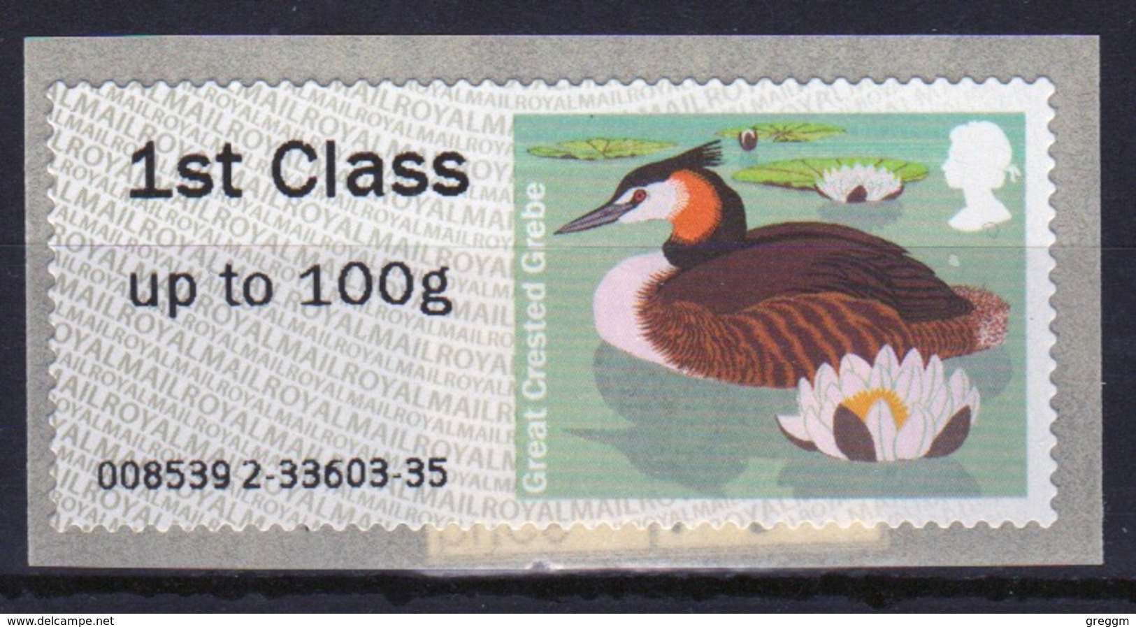 GB Post & Go Faststamps 2011 Birds Of Britain Single 1st Class - Post & Go Stamps