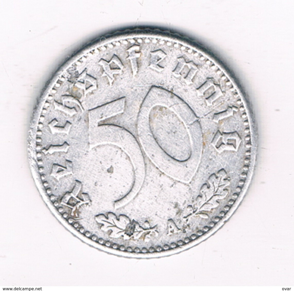 50 PFENNIG 1942 A   DUITSLAND /2323/ - 50 Reichspfennig