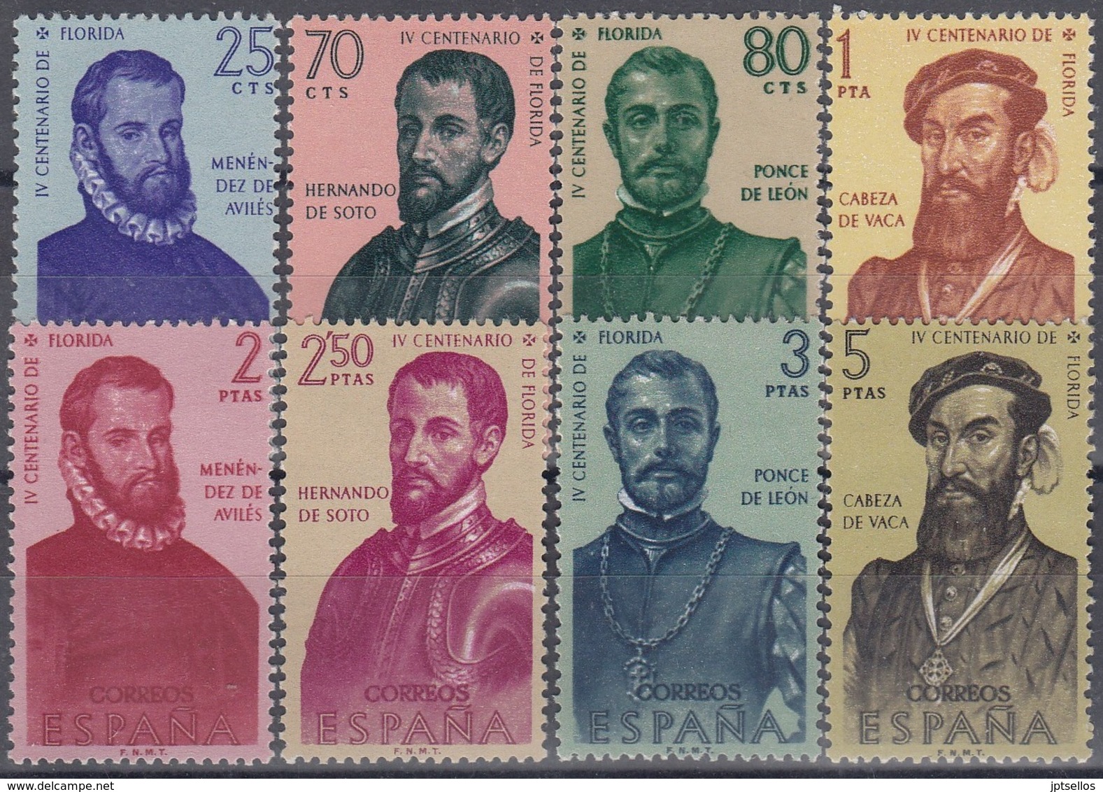 ESPAÑA 1960 Nº 1298/1305 NUEVO PERFECTO - Used Stamps