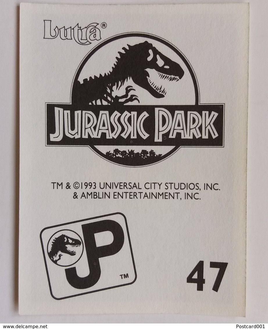 Sticker ''Jurassic Park'' 1993 - Altri & Non Classificati