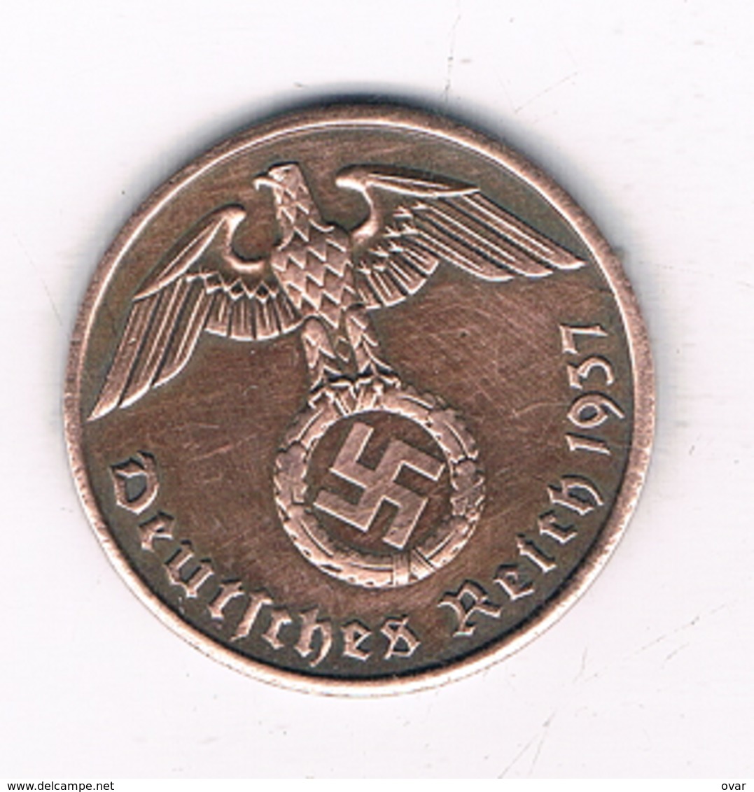 2  PFENNIG 1937 A   DUITSLAND /2324/ - 2 Reichspfennig