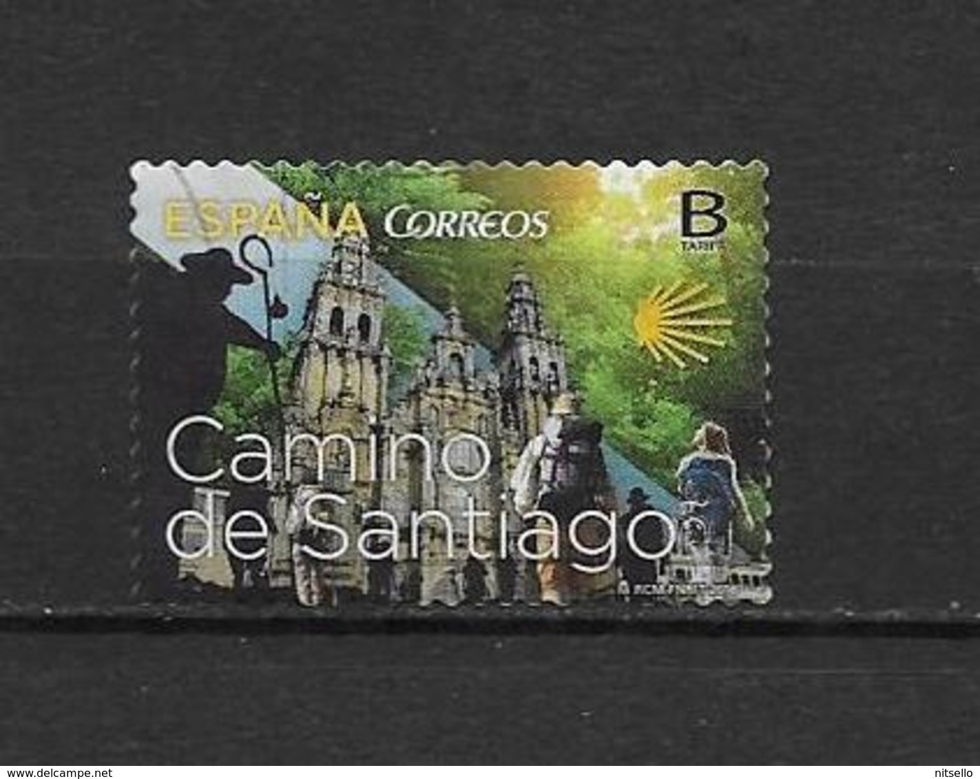 LOTE 1872 /// ESPAÑA 2016  -  CAMINO DE SANTIAGO - Usados