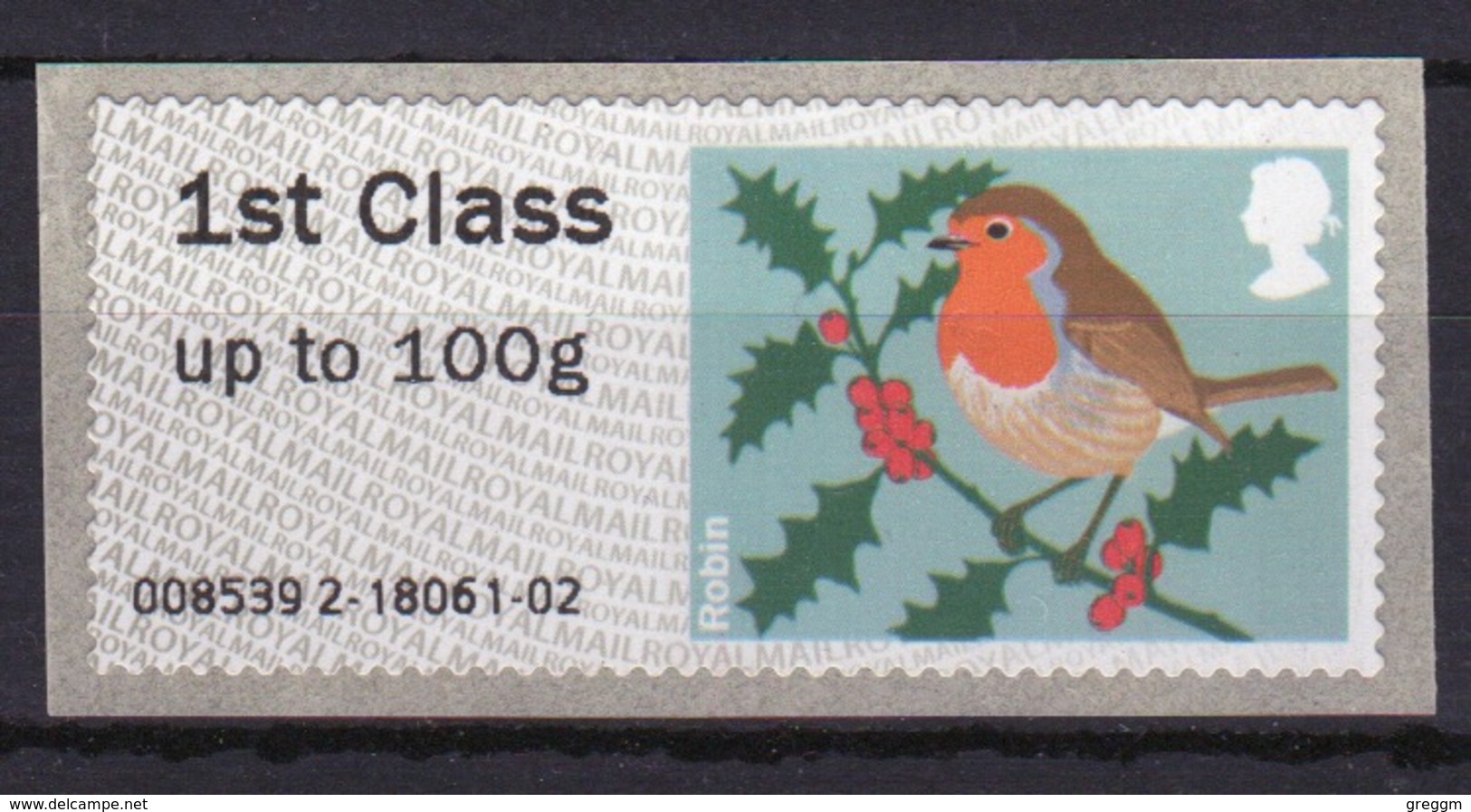 GB Post & Go Faststamps 2010 Birds Of Britain Single 1st Class - Post & Go (distributeurs)