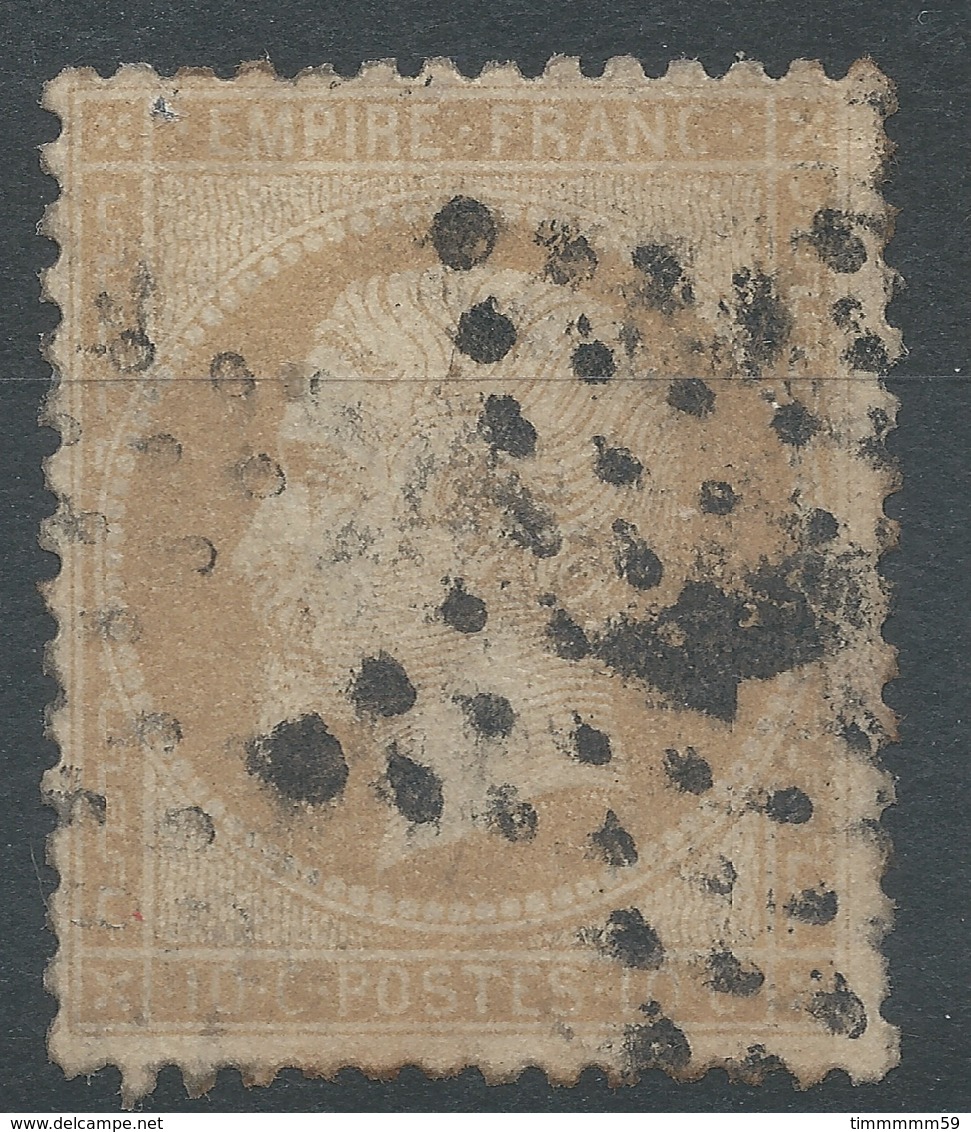 Lot N°46913  N°21, Obli étoile Chiffrée 1 De PARIS (Pl De La Bourse) - 1862 Napoleon III