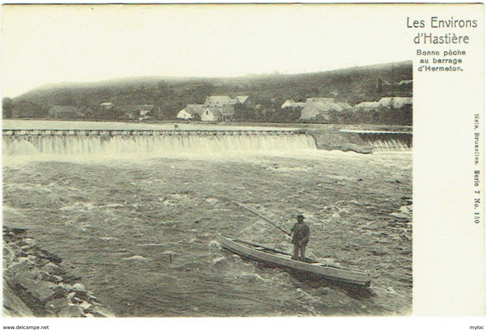 Les Environs D'Hastière. Hermeton Bonne Peche Au Barrage D'Hermeton. - Hastière