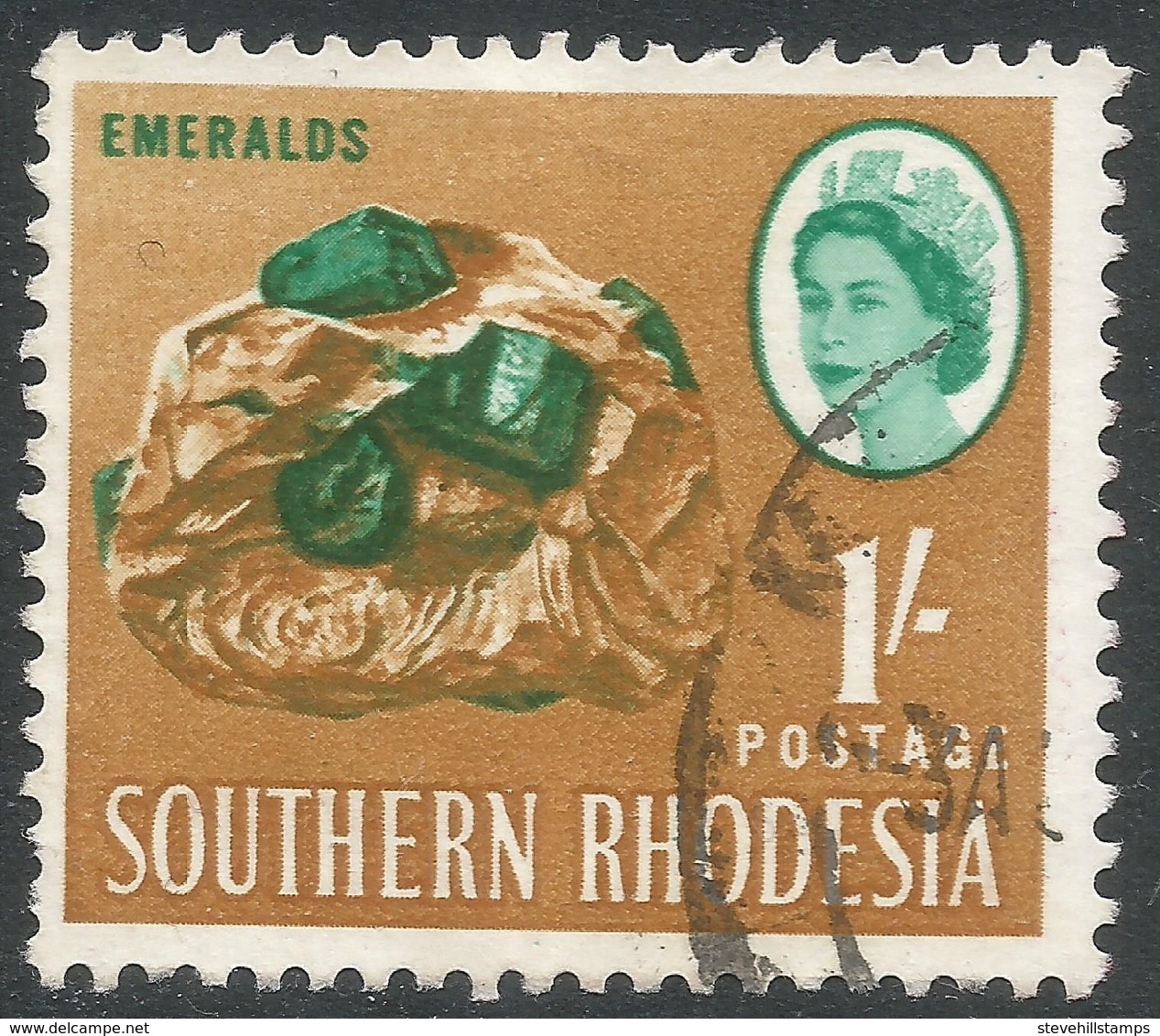 Southern Rhodesia. 1964 Definitives. 1/- Used. SG 97 - Southern Rhodesia (...-1964)