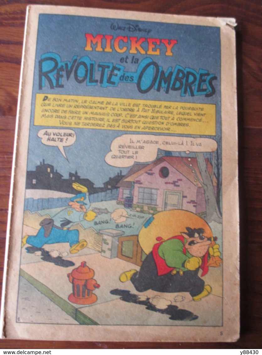 livret - MICKEY ET LA REVOLTE DES OMBRES de WALT DISNEY - 40 pages - 9 photos