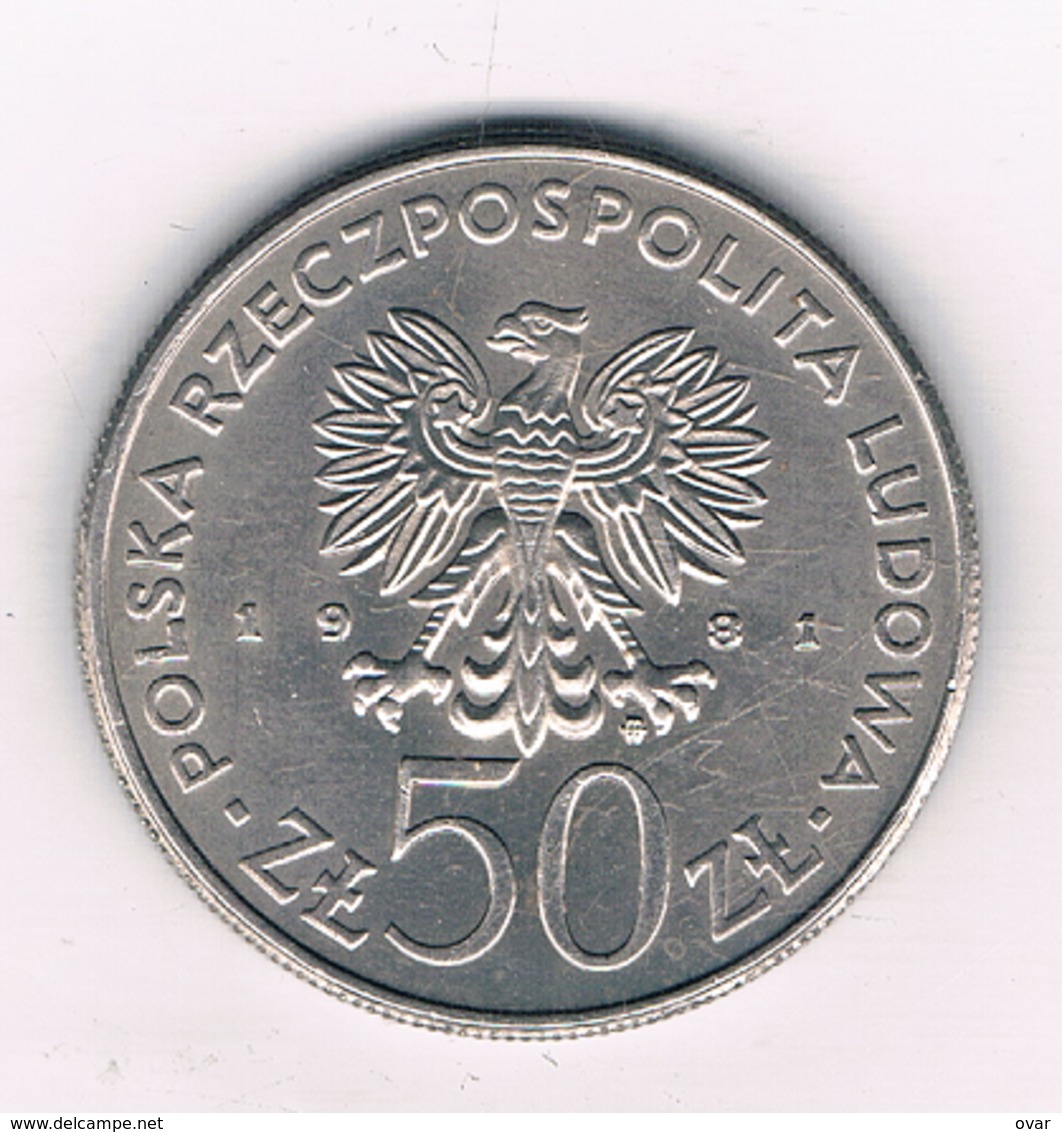 50 ZLOTY 1981  POLEN 2334/ - Polonia