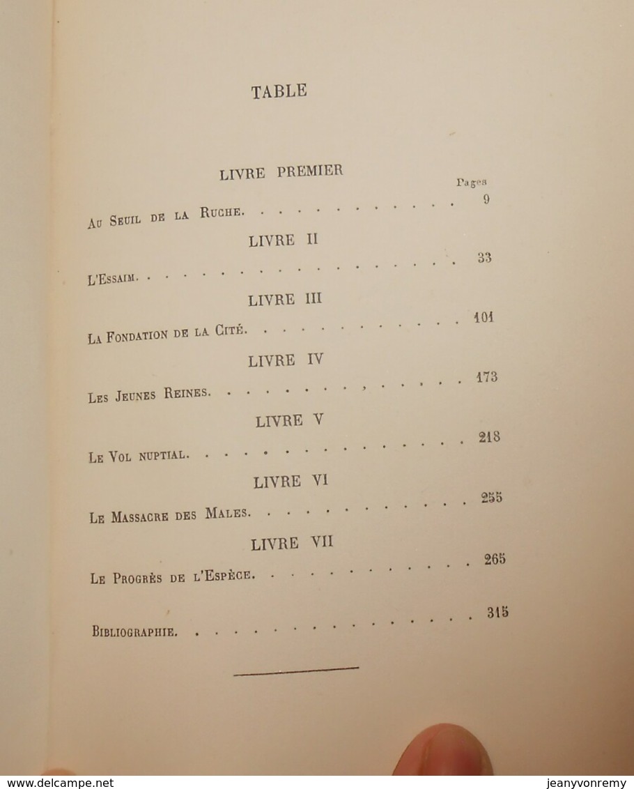 La Vie Des Abeilles. Maurice Maeterlinck. 1928. - 1901-1940