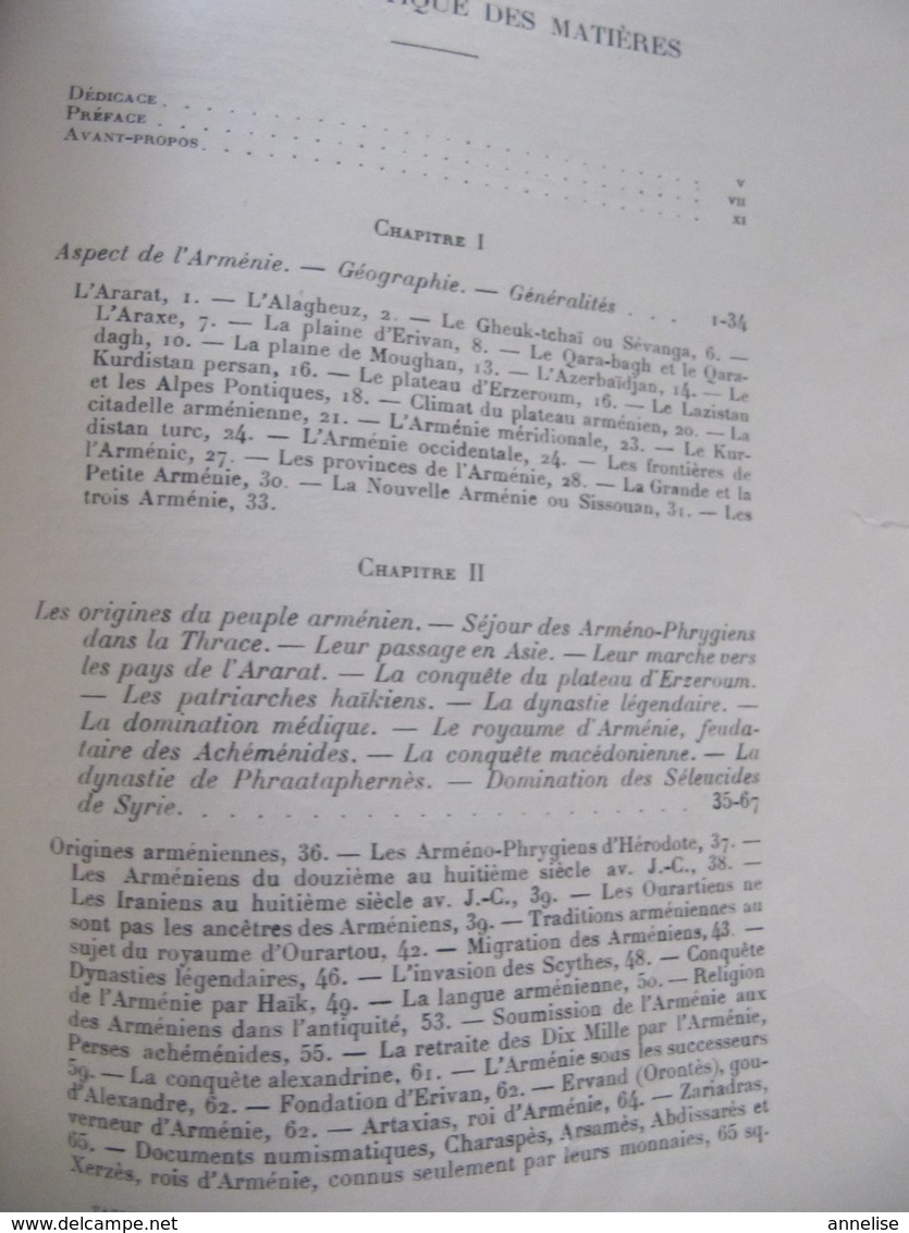 1919 Histoire du Peuple Arménien - Jacques de Morgan - Ed Berger Levrault Paris